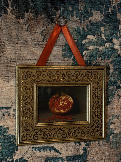 Framed pomegranate Giclee Print