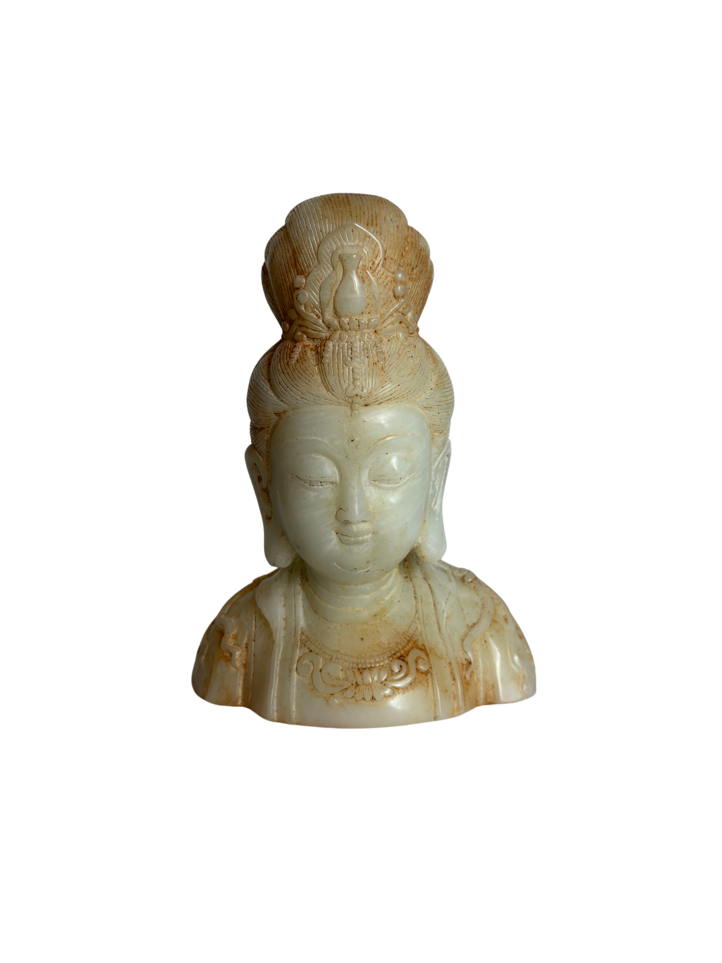 White Jade Bust of Gaunyin