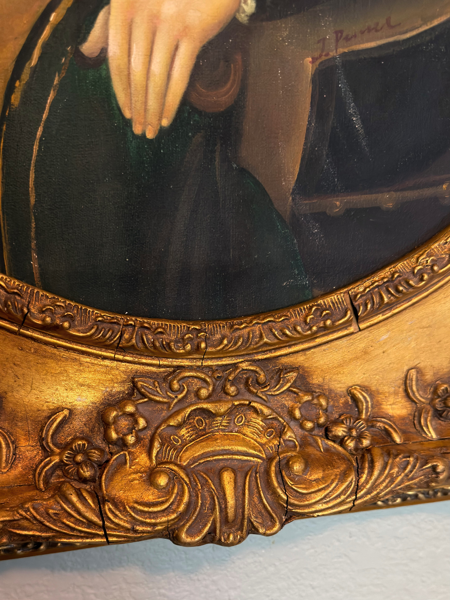 Portrait Of A Seated Lady Painting