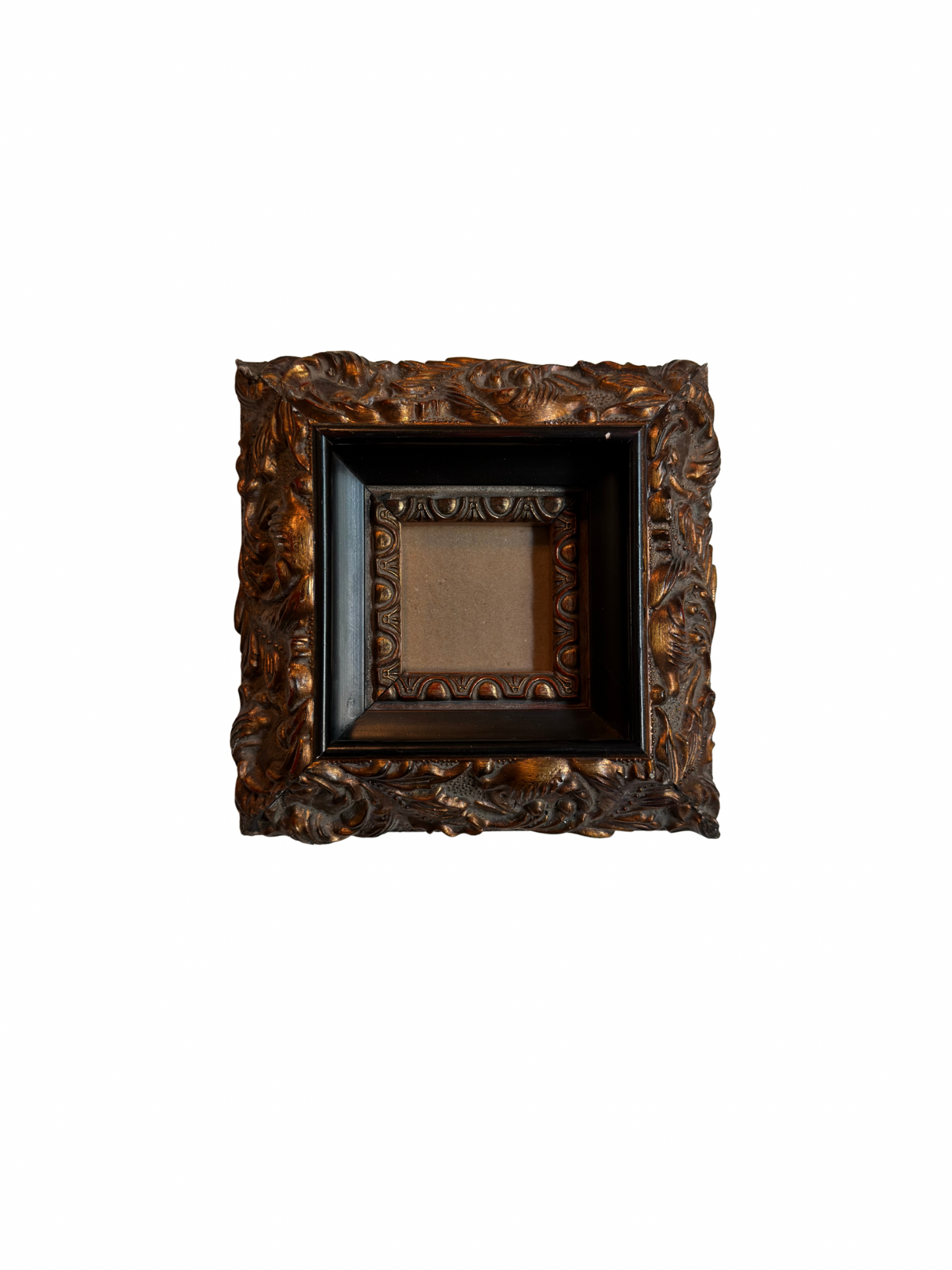 Chunky Ornate Black & Gold Frame
