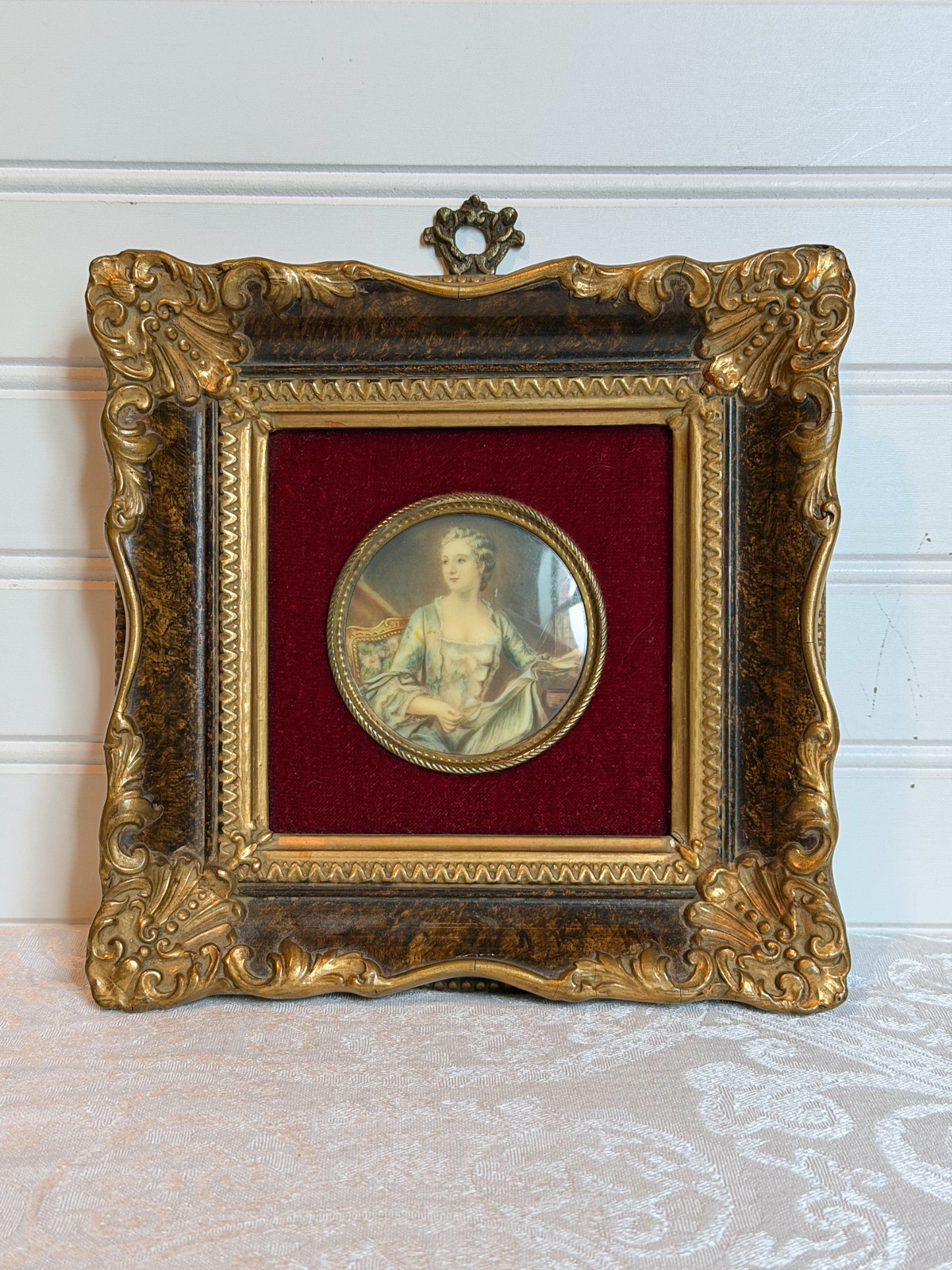 Miniature Painting of Madame de Pompadour