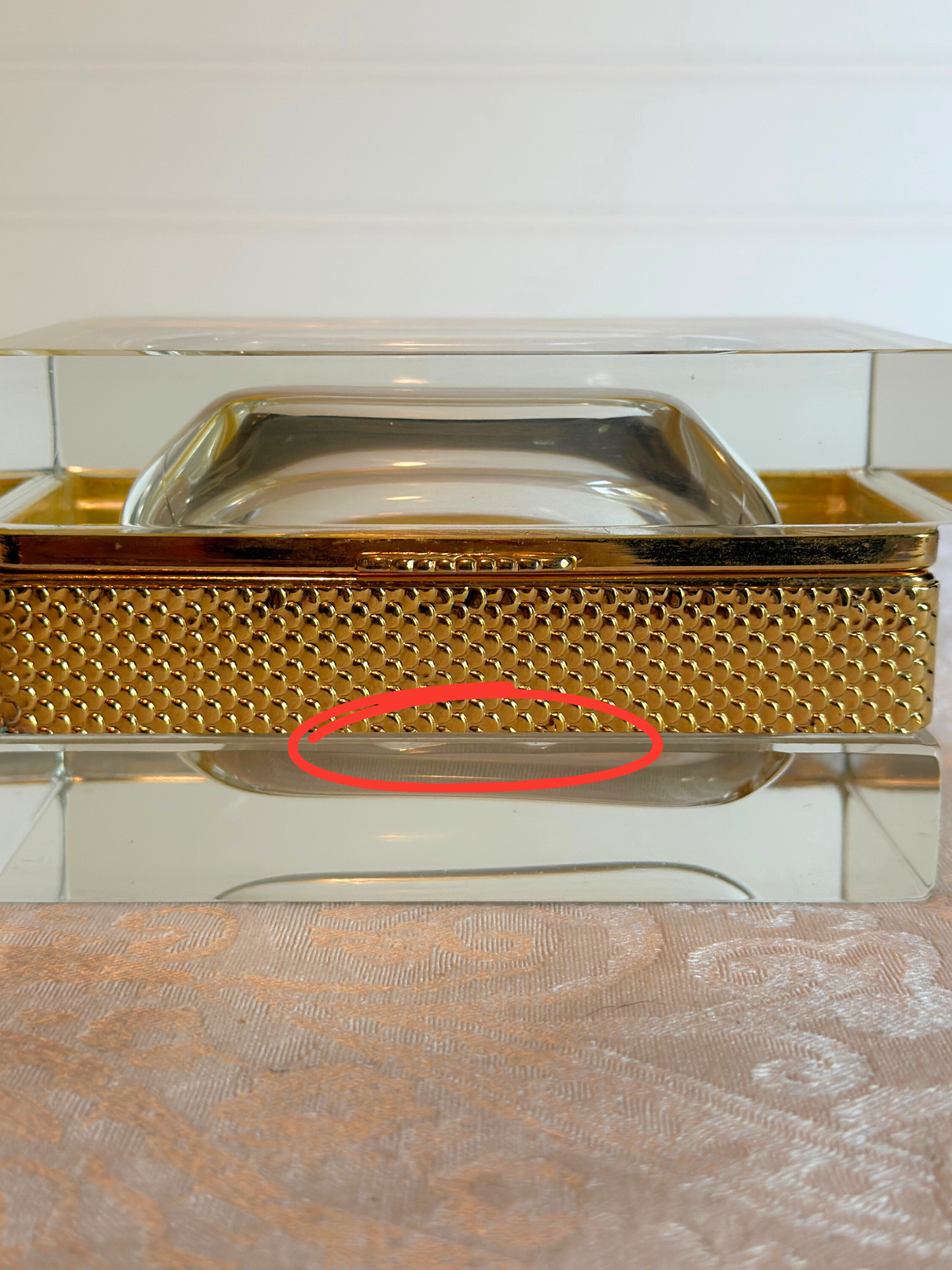 Murano Glass Jewelry Casket