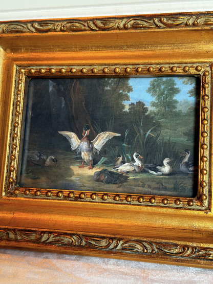 Framed Resting Ducks Print