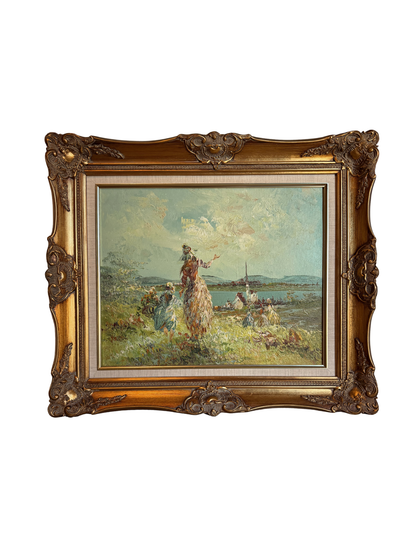 Vintage Impressionist Painting